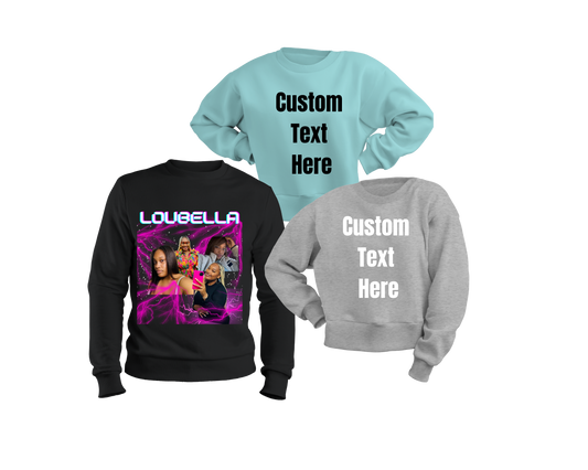 Custom Bella Sweatshirts